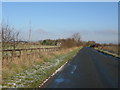 View N along the Bourton road, near Lower Farm