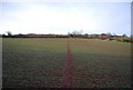 Path across a field to Blindwell Lane