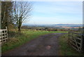 View east from near Croydon Hall