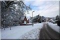 Upper Welland Road in the snow