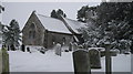 St Peters Church on a Snowy Winters Day