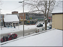 SP8733 : Snow in Queensway by Cameraman