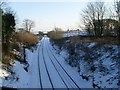 Railway lines near Neilston station