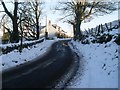 Approaching Dyke on Kirkton Road