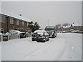 Heavy snow in Blendworth Crescent