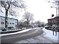 The junction between College Grove Road and Eastmoor Road