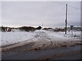 The road leading from the A3123 to West Down