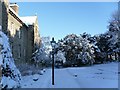 Winter hits Old Gala House