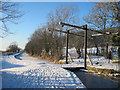 Lift Bridge in the snow