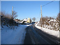 Winter scene near Cross Cottages, B4224