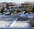 Snow clearance, Laurel Crescent, Malpas, Newport