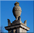 J3973 : Gate pillar, Stormont, Belfast (2) by Albert Bridge