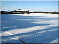 TL4357 : King's & Selwyn Colleges' Sports Ground in the snow by John Sutton