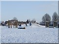 Sledging on the Long Knowle Mound