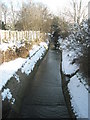 Hermitage Stream flowing south under Park House Farm Way