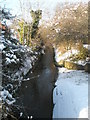 Hermitage Stream flowing north under Park House Farm Way