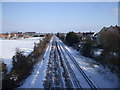 Railway line at St Georges