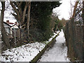 Footpath off Green Lane, Chislehurst