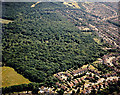 Aerial view of Belfairs Nature Reserve, Hadleigh