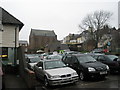 Town centre car park on a dull December day.