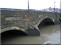 December 2009: river levels very high after recent heavy rain