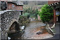 Ford by the packhorse bridge, Allerford