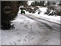 Tractor unit with hay bales heading towards Slindon