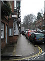 Pavement in the northern part of the High Street