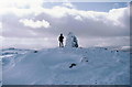 NN4166 : Summit cairn on Carn Dearg by Russel Wills