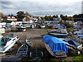 Loch Lomond Marina - boatyard near Balloch Bridge