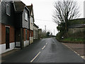 View along Beacon Lane out of Woodnesborough