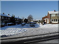 Looking from Prospect Lane into Nursling Crescent