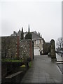 Looking from Parsons Hill up to the cathedral