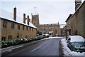 All Saints Church and the former Grammar School Martock.