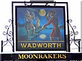 Sign for the Moonrakers