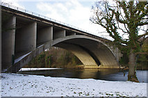 SD4964 : M6 bridge over River Lune by Ian Taylor