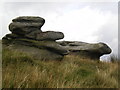 SD6456 : Odd shapes of millstone grit boulders - Bowland by Tom Howard