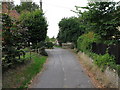 Looking W along Church Path, Lower Halstow