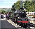 Grosmont station waiting departure