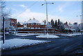 Mini roundabout, Brook St & Quarry Hill