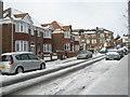 The nursery slopes in Lower Drayton Lane