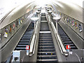 Escalators at South Wimbledon station