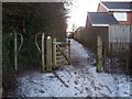 Bridleway leading towards Llantrisant Road