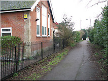 TG4802 : Approaching Church Lane on Bell Lane by Evelyn Simak