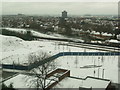 Wembley: a snow scene