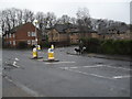 Approaching the junction of  the B2140 and Sheepfold Avenue