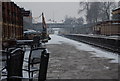 SD8010 : Snow on an empty platform, Bury Bolton Street Station by N Chadwick