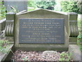 NZ3364 : Grave of William Erskine Cook Young in Jarrow Cemetery by Vin Mullen