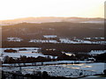 Thawing snow near Lovat Bridge