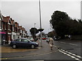 Looking from Church Road along The Street